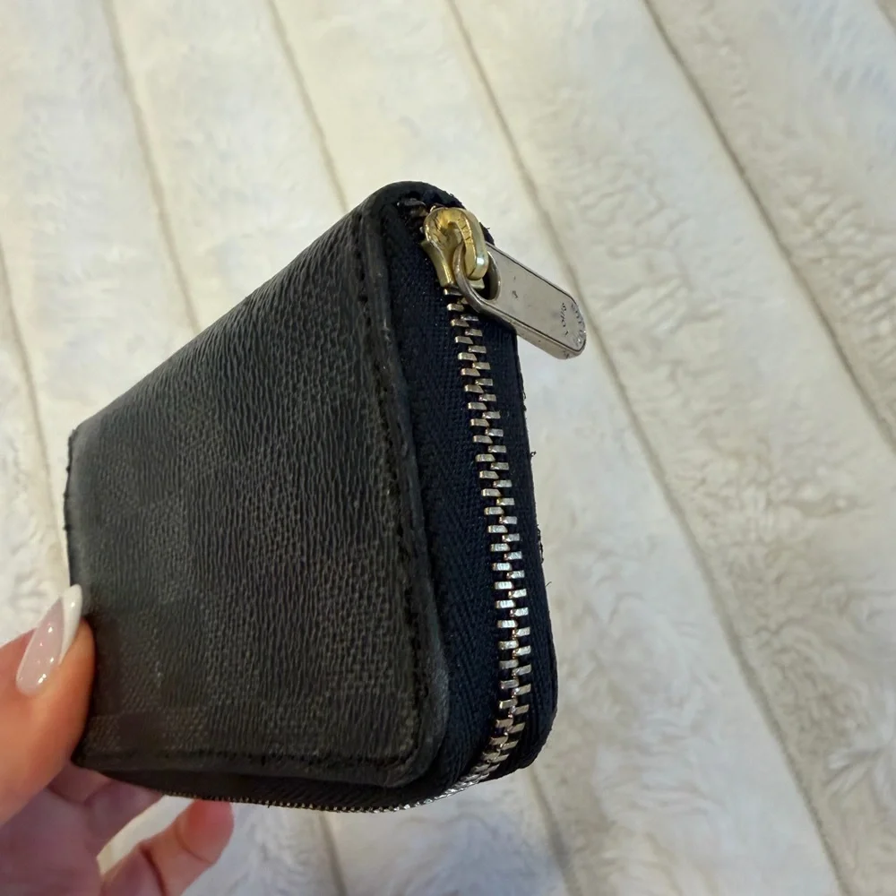 LOUIS VUITTON Damier Graphite coin purse Wallet Case /card holder « Authentic